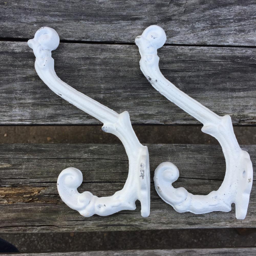 5 * Vintage Style Cast Iron Wall Coat Hooks Hall Tree Wall