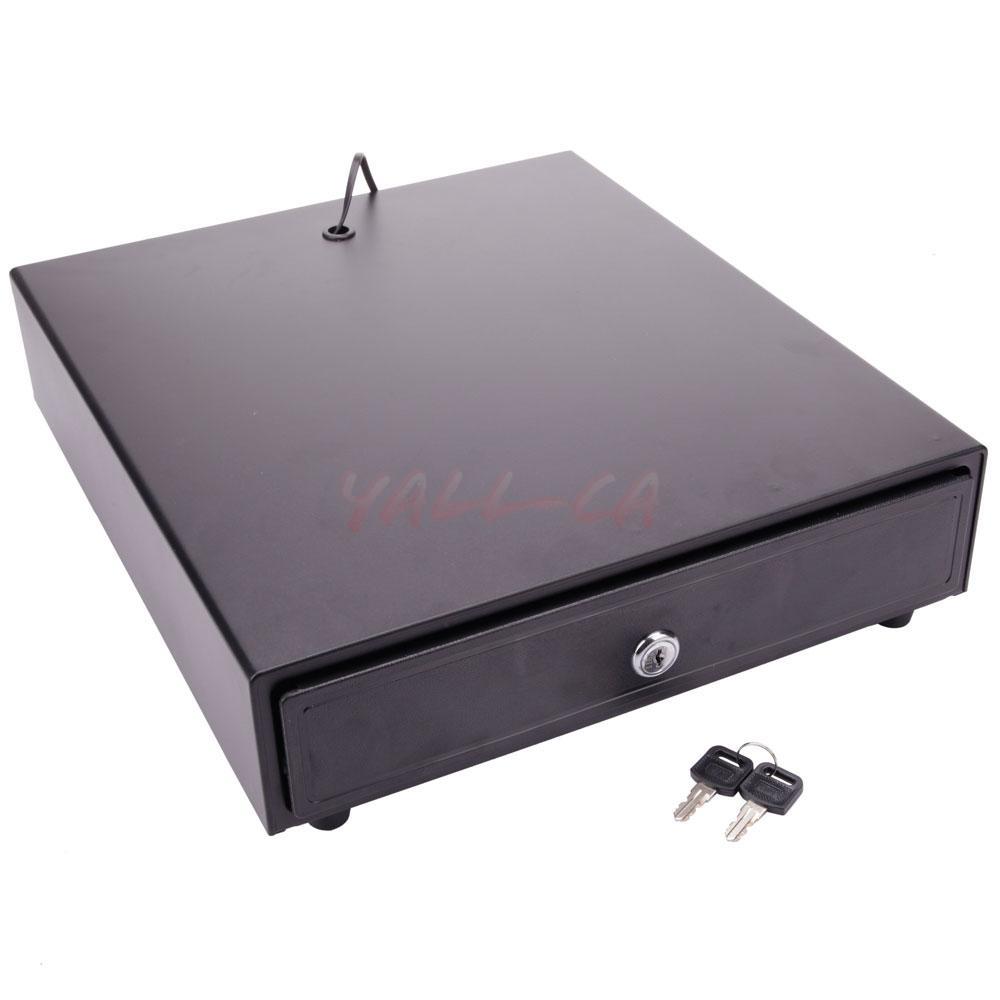 Cash Drawer Box Works Compatible Epson/Star POS Printers 4Bill & 5Coin