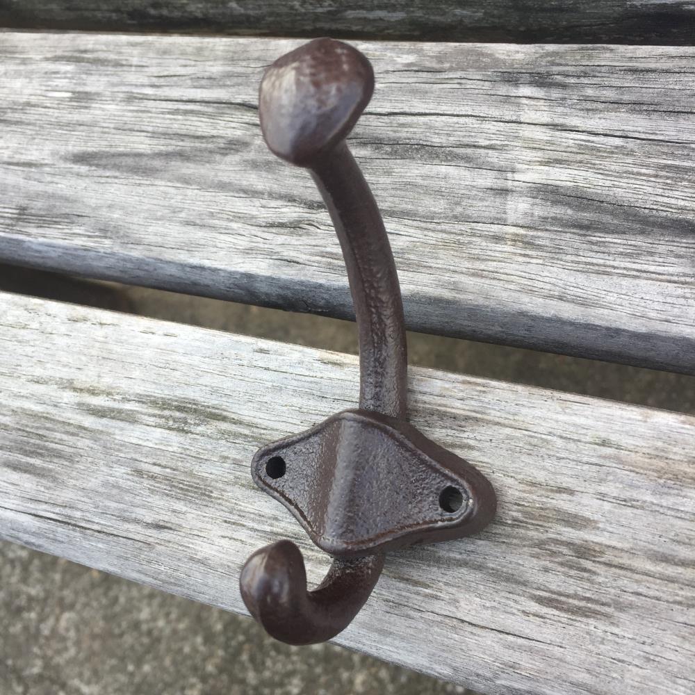 Lot 10 Cast Iron Wall-Mounted Coat Hooks Hat Hook Hall Tree 2 3//4/" Vintage Style